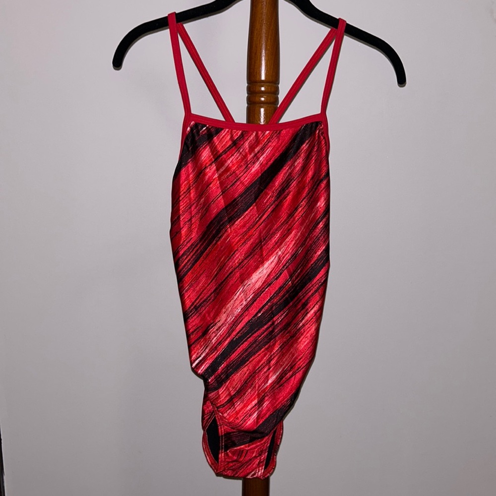 Speedo One Piece Swimsuit Red